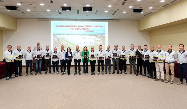 Toyota Türkiye, 388 çalışanını ‘Hizmet Yılı’ ödülleriyle onurlandırdı
