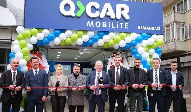 QCAR Mobilite, Bursa'da 43. şubesini açtı