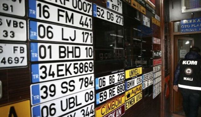 Araç plaka basım süreçlerinde yeni düzenleme